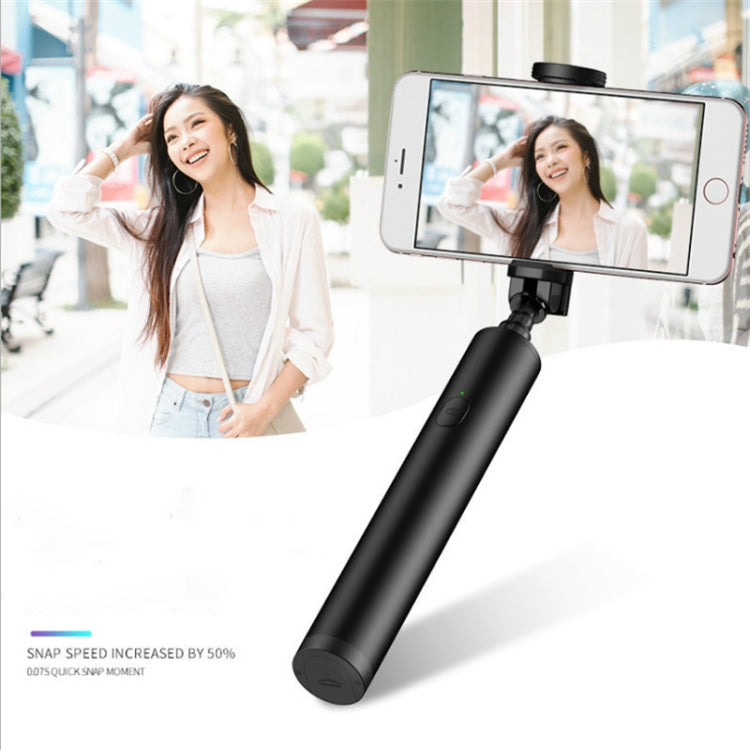 Mini Wireless Bluetooth Phone Selfie Stick Aluminum Handheld Selfie Stick Travel Artifact(Black) - Consumer Electronics by buy2fix | Online Shopping UK | buy2fix