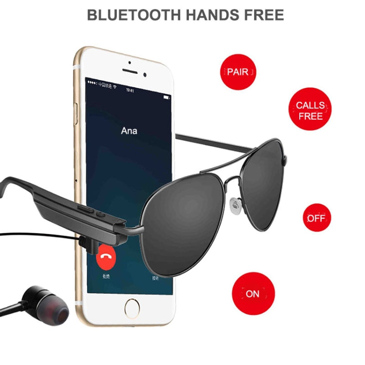 A8 Wireless Earphone Bluetooth Headset Sunglasses Music Headphones Smart Glasses Earbud Hands-free with Mic - Bluetooth Earphone by buy2fix | Online Shopping UK | buy2fix