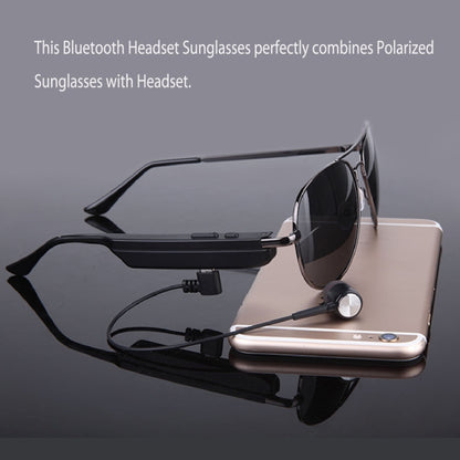 A8 Wireless Earphone Bluetooth Headset Sunglasses Music Headphones Smart Glasses Earbud Hands-free with Mic - Bluetooth Earphone by buy2fix | Online Shopping UK | buy2fix