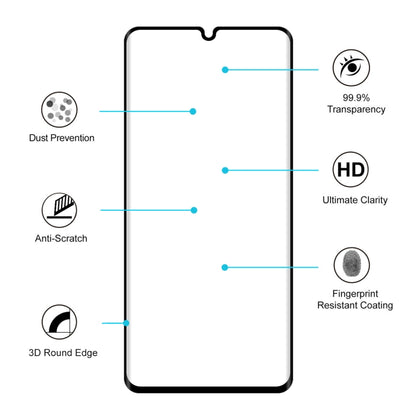 For XIAOMI MI CC9 Pro / MI Note 10 Global ENKAY Hat-Prince 0.26mm 9H 3D Explosion-proof Full Screen Curved Heat Bending Tempered Glass Film(Black) -  by ENKAY | Online Shopping UK | buy2fix