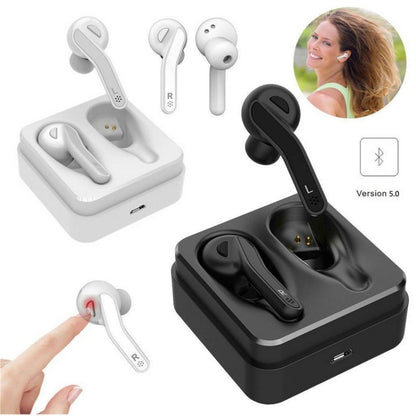 T88 Mini Touch Control Hifi Wireless Bluetooth Earphones TWS Wireless Earbuds with Charger Box(White) - TWS Earphone by buy2fix | Online Shopping UK | buy2fix