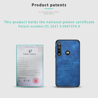 For MOTO G8 Plus PINWUYO Zun Series PC + TPU + Skin Waterproof And Anti-fall All-inclusive Protective Shell(Blue) - Motorola Cases by PINWUYO | Online Shopping UK | buy2fix