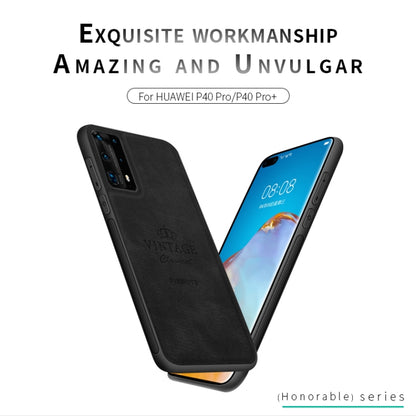 For Huawei P40 pro / P40pro+ PINWUYO Zun Series PC + TPU + Skin Waterproof And Anti-fall All-inclusive Protective Shell(Black) - Huawei Cases by PINWUYO | Online Shopping UK | buy2fix