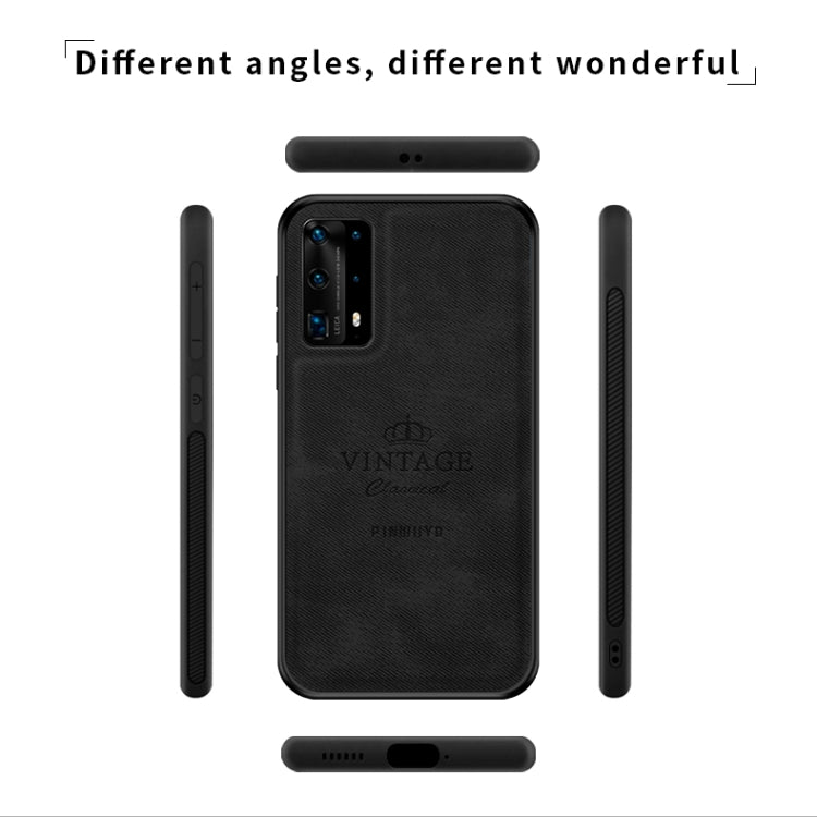 For Huawei P40 pro / P40pro+ PINWUYO Zun Series PC + TPU + Skin Waterproof And Anti-fall All-inclusive Protective Shell(Gray) - Huawei Cases by PINWUYO | Online Shopping UK | buy2fix