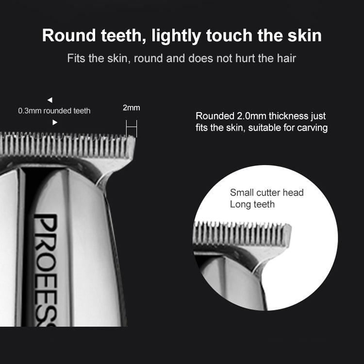 VGR V-001 5W 3 in 1 USB Retro Oil Head Hair Clipper, Plug Type: EU Plug - Hair Trimmer by VGR | Online Shopping UK | buy2fix