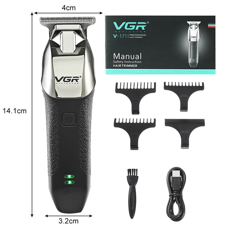 VGR V-171 5W USB Portable Push White Electric Clippers - Hair Trimmer by VGR | Online Shopping UK | buy2fix