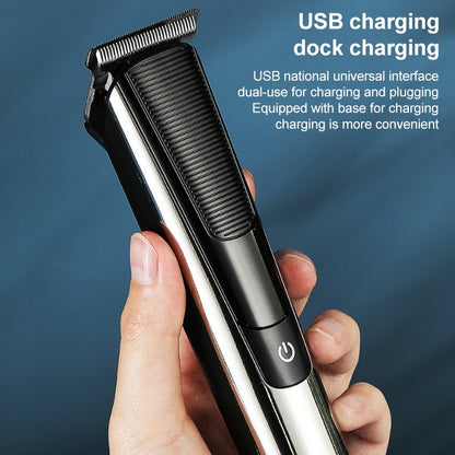 VGR V-178 5W USB Portable Hair Clipper with LED Display & Base - Hair Trimmer by VGR | Online Shopping UK | buy2fix