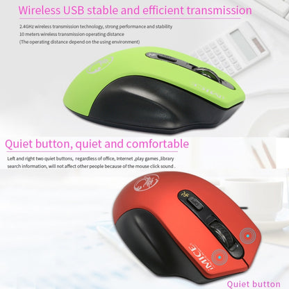 iMICE 2.4GHz 2000DPI Adjustable USB 3.0 Receiver Optical Computer Mouse - Wireless Mice by iMICE | Online Shopping UK | buy2fix