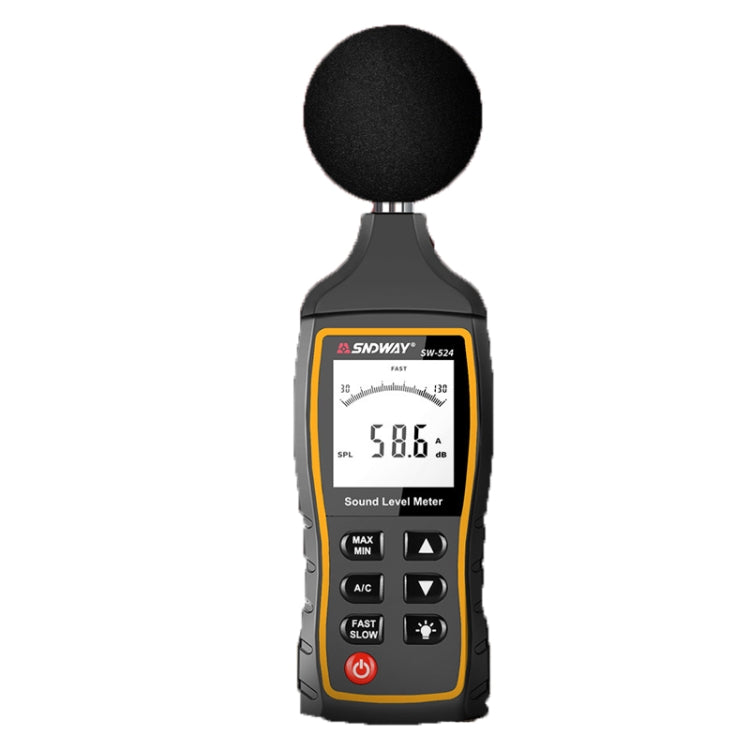 SNDWAY Handheld High Precision Noise Decibel Meter, Model:SW524(Storage+USB Communication) - Consumer Electronics by SNDWAY | Online Shopping UK | buy2fix