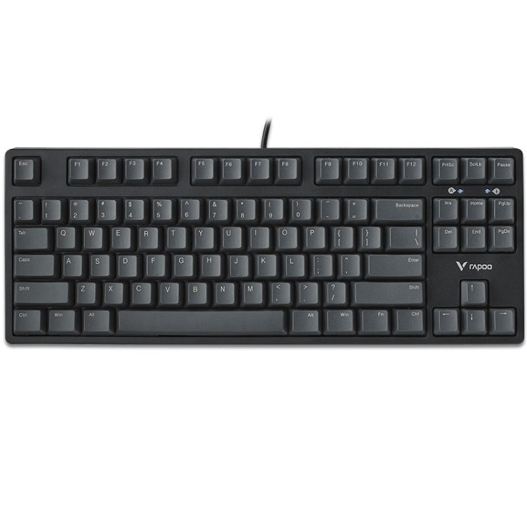 Rapoo V860 Desktop Wired Gaming Mechanical Keyboard, Specifications:87 Keys(Tea Shaft) - Wired Keyboard by Rapoo | Online Shopping UK | buy2fix