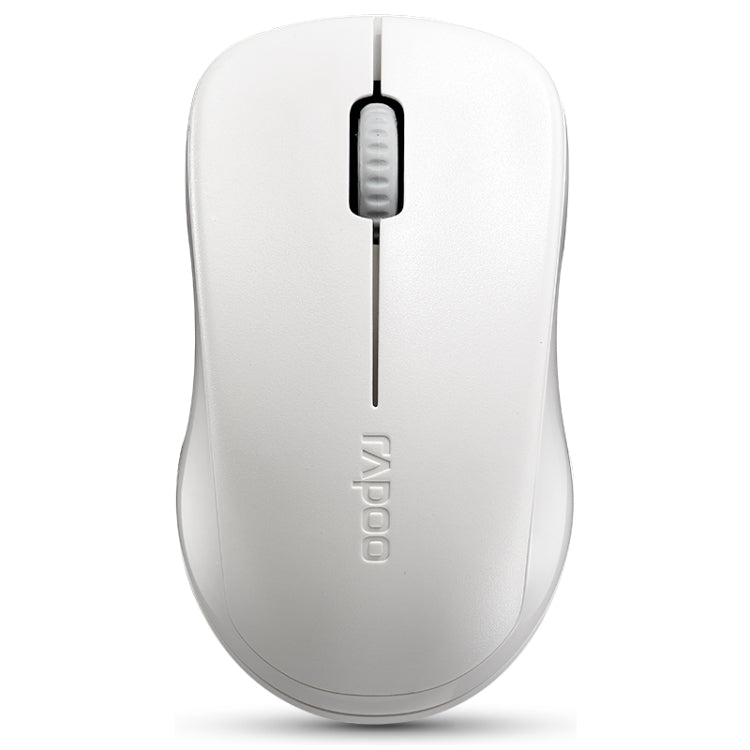 Rapoo1680 2.4GHz 1000 DPI 3 Buttons Business Office Desktop Computer Notebook Mute Portable Power Saving Wireless Mouse(White) - Wireless Mice by Rapoo | Online Shopping UK | buy2fix