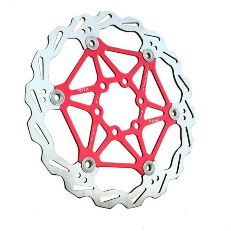 VXM Bicycle Mountain Bike Floating Brake Disc Brake 203mm(Red) - Outdoor & Sports by VXM | Online Shopping UK | buy2fix