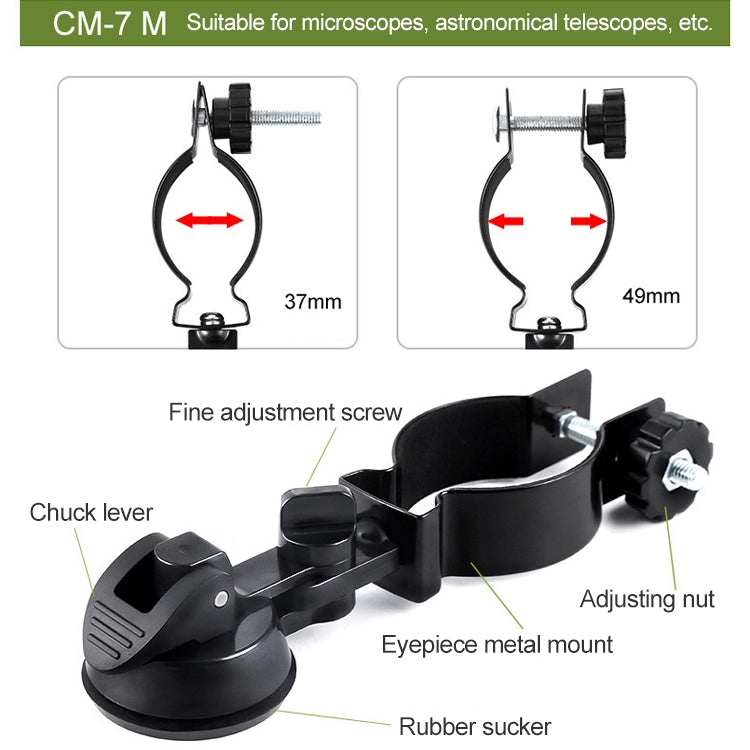 Eyeskey  Universal Mobile Phone Photograph Holder Clip Microscope Astronomical Telescope Clip(CM-7 M) - Accessories by Eyeskey | Online Shopping UK | buy2fix