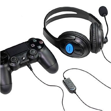 Bilateral Large Headphones Host Internet Voice Chat Headset for PS4 - Headset & Microphone by buy2fix | Online Shopping UK | buy2fix