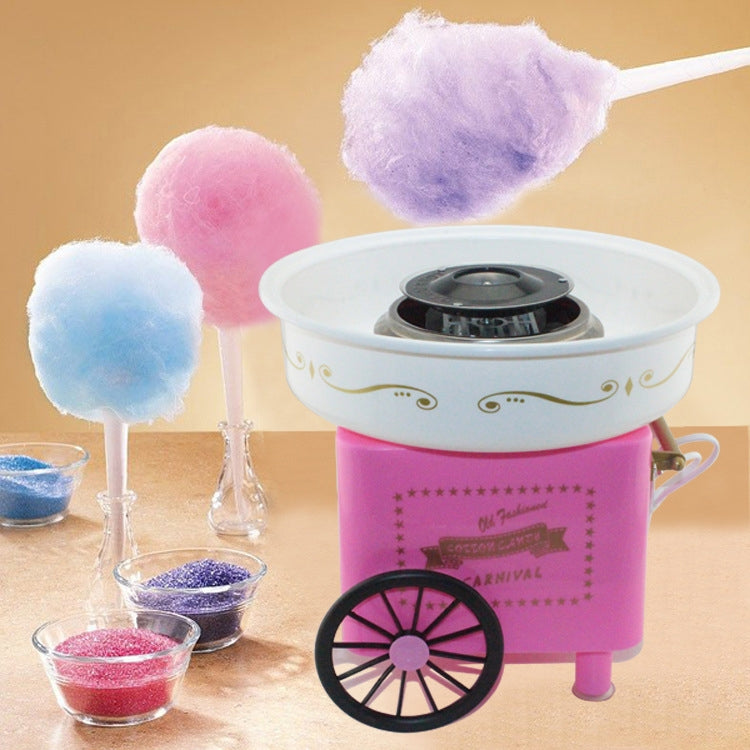 Retro Trolley Mini Cotton Candy Machine, Specification:Australian Regulations 220 V(Pink) - Home & Garden by buy2fix | Online Shopping UK | buy2fix