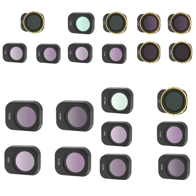 JSR For Mini 3 Pro Camera Filters, Style:6 In 1 UV+CPL+ND8+ND16+ND32+ND64 - DJI & GoPro Accessories by JSR | Online Shopping UK | buy2fix