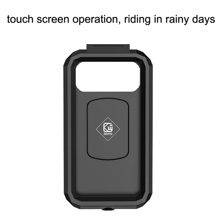 Kewig Bicycle Motorcycle Rearview Mirror Waterproof Box Touch Screen Phone Holder(Large) - Outdoor & Sports by Kewig | Online Shopping UK | buy2fix