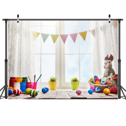 2.1m x 1.5m Easter Bunny Children Birthday Party Cartoon Photography Background Cloth(W-114) - Camera Accessories by buy2fix | Online Shopping UK | buy2fix