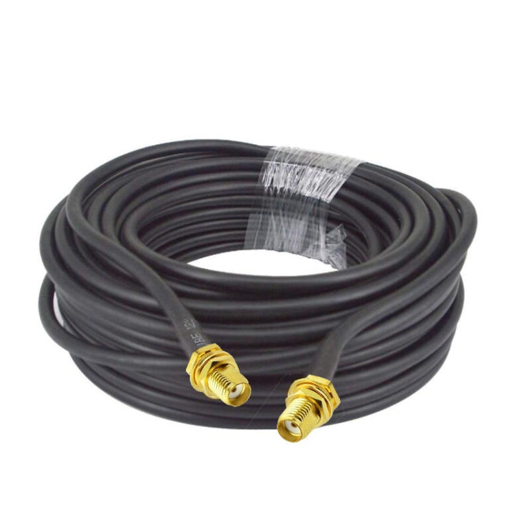 SMA Female To SMA Female RG58 Coaxial Adapter Cable, Cable Length:10m - Connectors by buy2fix | Online Shopping UK | buy2fix