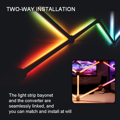 JSK-P22 Smart RGB Mosaic Light Rhythm Light Support Amazon Alexa / Google Assistant /DuerOS EU Plug(Black) - Novelty Lighting by buy2fix | Online Shopping UK | buy2fix