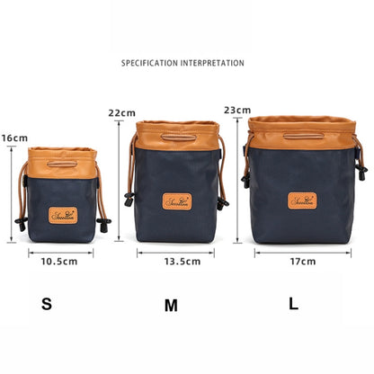 S.C.COTTON Camera Lens Protection Bag Liner Bag Waterproof Camera Storage Bag, Size: S(Blue) - Soft Bag by S.C.COTTON | Online Shopping UK | buy2fix