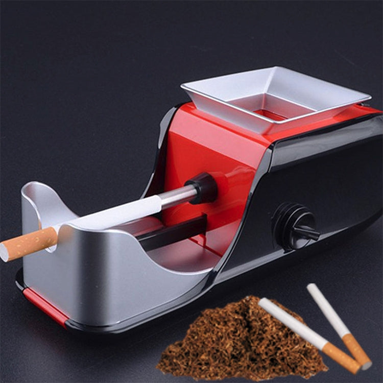Electric Cigarette Maker Automatic Cigarette Puller Set Empty Tobacco Pipe Household Tobacco Equipment, EU Plug(Red) - Cigarette Box & Ashtrays by buy2fix | Online Shopping UK | buy2fix