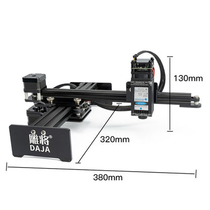 DAJA D2 15W Stainless Steel Metal Automatic CNC Small Portable Laser Engraving Machine(EU Plug) - Consumer Electronics by DAJA | Online Shopping UK | buy2fix