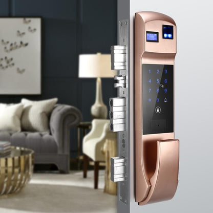 Fully Automatic Fingerprint Password Lock Intelligent Anti-theft Home Electronic Credit Card Automatic Unlock and Mute APP - Security by buy2fix | Online Shopping UK | buy2fix