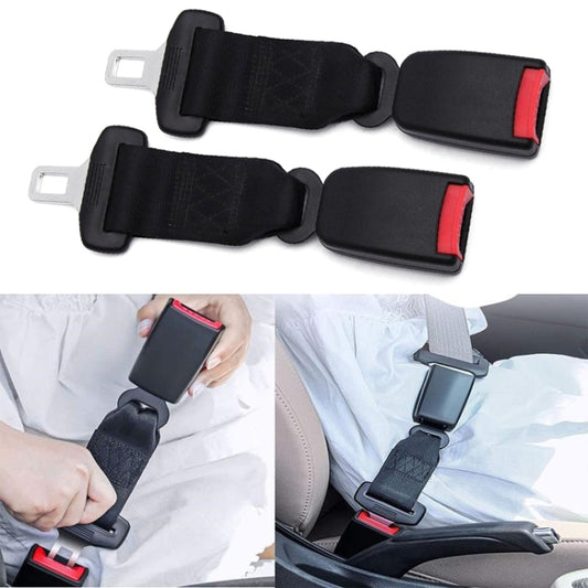 2 PCS Child And Pregnant Woman Car Seat Belt Extender, Length:23cm(Black) - In Car by buy2fix | Online Shopping UK | buy2fix