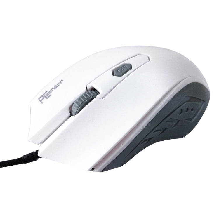 Pcsensor MOS4 4 Keys 2400DPI Game Intelligent Voice Recognition Input Mouse, Cable Length: 1.5m(Sound) - Wired Mice by Pcsensor | Online Shopping UK | buy2fix