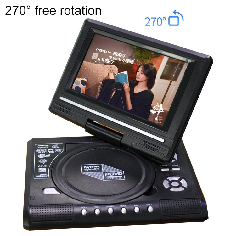 7.8 inch Portable DVD with TV Player, Support SD / MMC Card / Game Function / USB Port(US Plug) - Consumer Electronics by buy2fix | Online Shopping UK | buy2fix