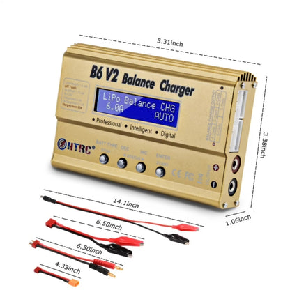 HTRC B6 V2 Model Airplane Charger Smart Balance Charger, US Plug - Toys & Hobbies by HTRC | Online Shopping UK | buy2fix