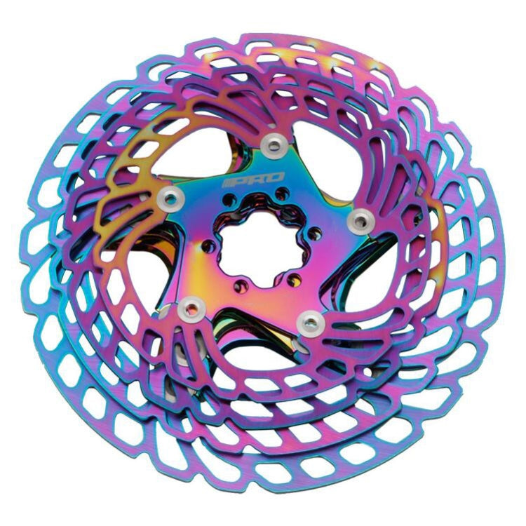 IIIPRO Floating Disc Road Mountain Bike Six Nail Disc Brake Disc, Size:140mm(Colorful) - Others by IIIPRO | Online Shopping UK | buy2fix