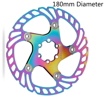 IIIPRO Floating Disc Road Mountain Bike Six Nail Disc Brake Disc, Size:180mm(Colorful) - Others by IIIPRO | Online Shopping UK | buy2fix