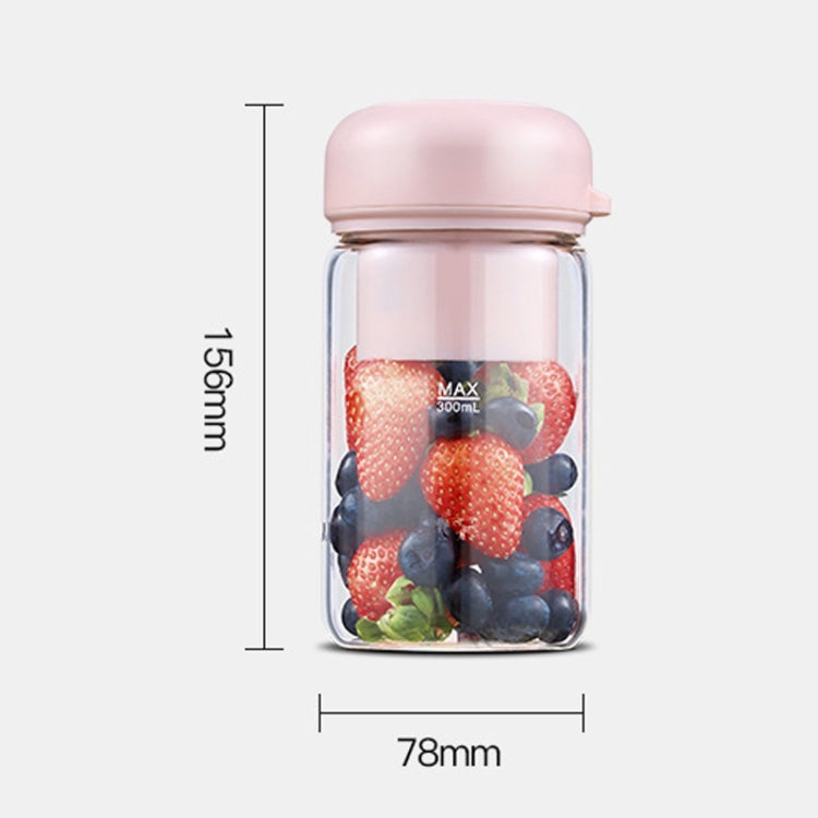 LL-GZ19 Juicer Rechargeable Household Mini Juice Cup Portable Student Dormitory Small Electric Juice Cup(Pink) - Home & Garden by buy2fix | Online Shopping UK | buy2fix