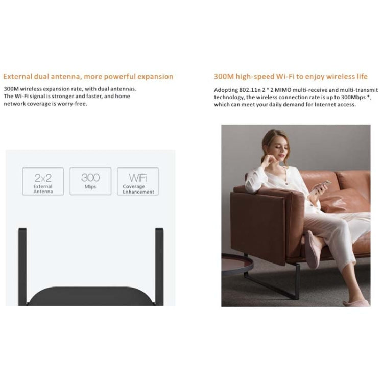 PIX-LINK WR22 300Mbps Wifi Wireless Signal Amplification Enhancement Extender, Plug Type:US Plug(White) - Wireless Routers by PIX-LINK | Online Shopping UK | buy2fix