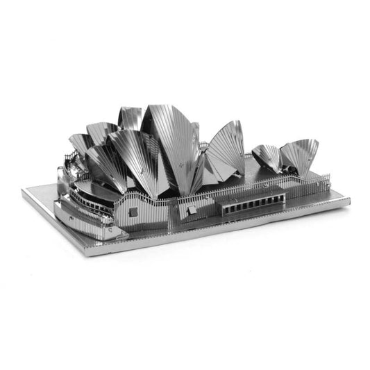 3 PCS 3D Metal Assembly Model World Building DIY Puzzle Toy, Style:Sydney Opera House - Puzzle Toys by buy2fix | Online Shopping UK | buy2fix