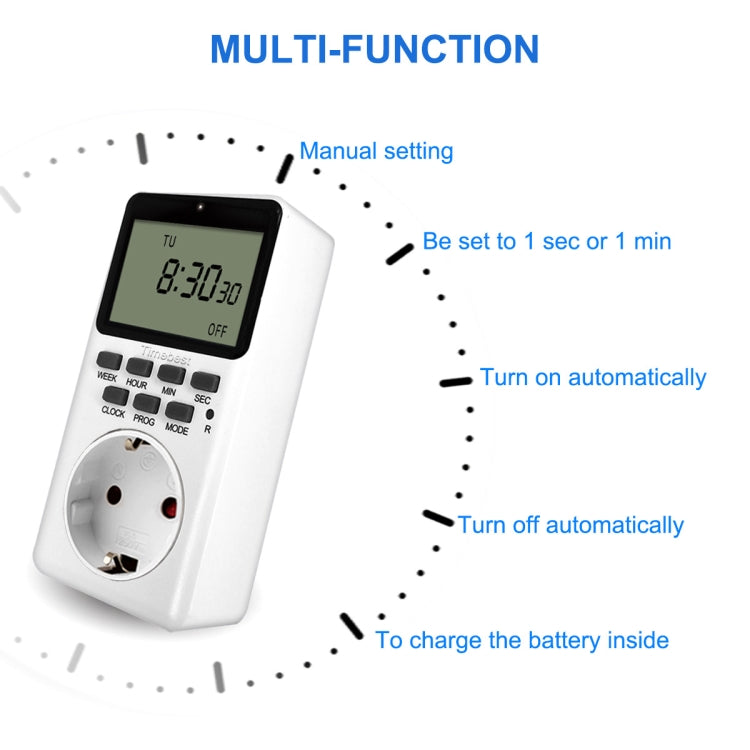 Charging Smart Switch Timing Socket(EU Plug -230V 50Hz 16A) - Consumer Electronics by buy2fix | Online Shopping UK | buy2fix