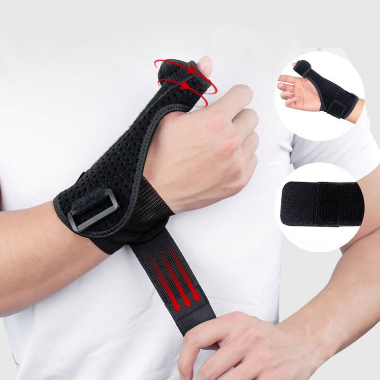 2 PCS Wrist Brace Sprain Fracture Tenosynovitis Thumb Steel Bar Support, Size: Free Size, Specification: Right Hand - Sports Safety by buy2fix | Online Shopping UK | buy2fix