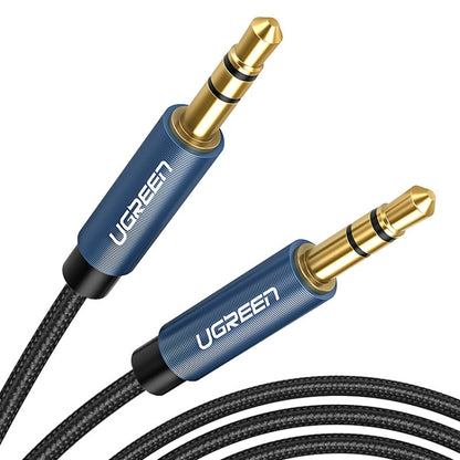 Ugreen AV112 Audio Cable 3.5mm Speaker Line Aux Cable, Length:3m(Blue) - Computer & Networking by Ugreen | Online Shopping UK | buy2fix