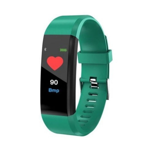 ID115 0.96 inch OLED Screen Smart Watch Wristband Pedometer Sport Fitness Tracker Bracelet(Green) - Smart Wear by buy2fix | Online Shopping UK | buy2fix