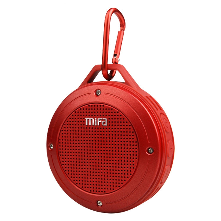 mifa IXP6 Waterproof Mini Portable Bass Wireless Bluetooth Speaker Built-in Mic(red) - Mini Speaker by mifa | Online Shopping UK | buy2fix