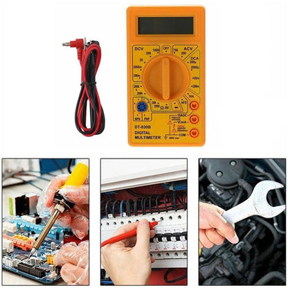 DT-830B Handheld Digital Multimeter Ammeter Voltmeter Digital Display Universal Tester Meter(Black) - Voltage Detector by buy2fix | Online Shopping UK | buy2fix