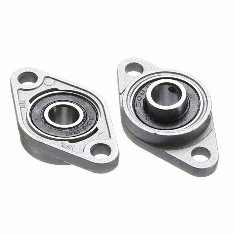 2 PCS  Diamond KFL-08 000 001 Bearing Housing Zinc Alloy Miniature Housing Bearing 3D Printer Accessories Universal, Size:KFL001 (inner diameter 12) - Consumer Electronics by buy2fix | Online Shopping UK | buy2fix