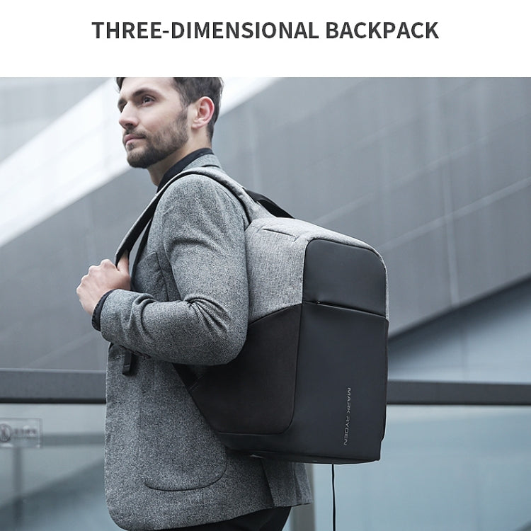 Mark Ryden Multifunction USB charging Men 15inch Laptop Backpack - 15 inch by buy2fix | Online Shopping UK | buy2fix