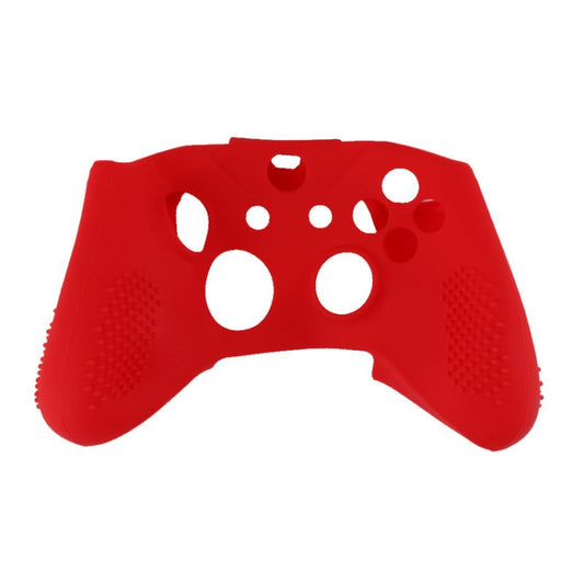 Soft Silicone Rubber Gamepad Protective Case Cover Joystick Accessories for Microsoft Xbox One S Controller(Red) - Cases by buy2fix | Online Shopping UK | buy2fix