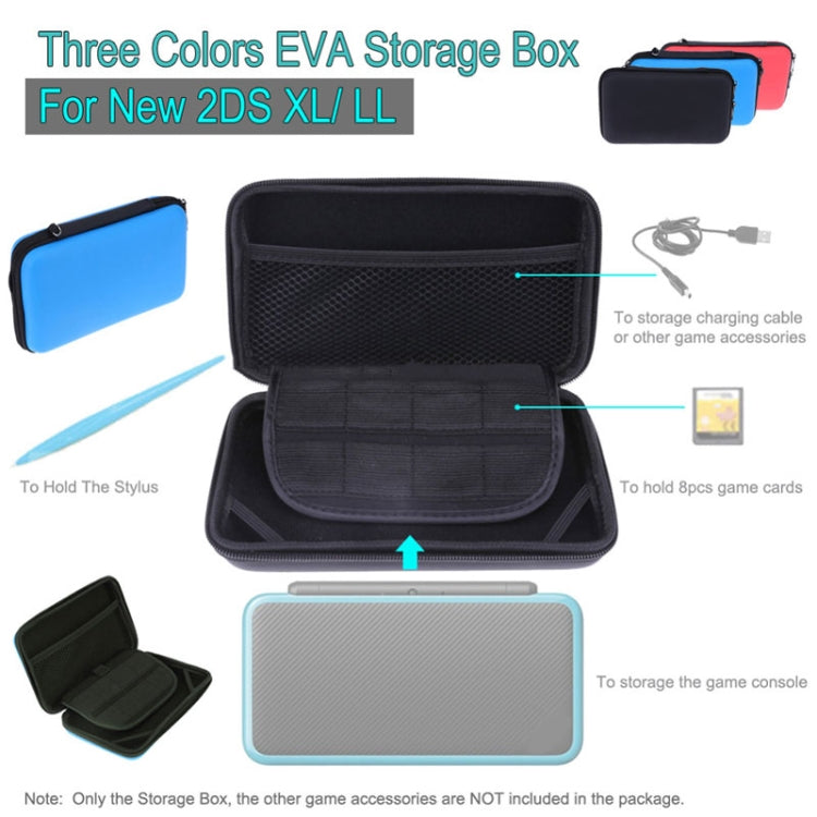 For Nintendo 2DS XL Hard EVA Protective Storage Case Cover Holder(Black) - Toys & Hobbies by buy2fix | Online Shopping UK | buy2fix