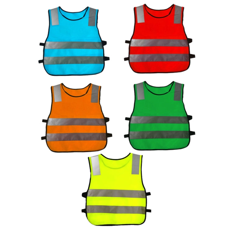 Safety Kids Reflective Stripes Clothing Children Reflective Vest(Blue) - Reflective Safety Clothing by buy2fix | Online Shopping UK | buy2fix