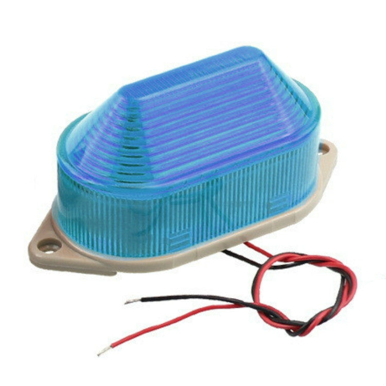 DC12V Led Mini Strobe Signal Warning Light Silent Warning Light(Blue) - Warning Lights by buy2fix | Online Shopping UK | buy2fix