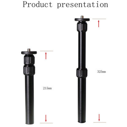 Xiletu XM263A Aluminum Metal Handheld Adjustable Tripod Mount Monopod Extension Rod - Camera Accessories by Xiletu | Online Shopping UK | buy2fix